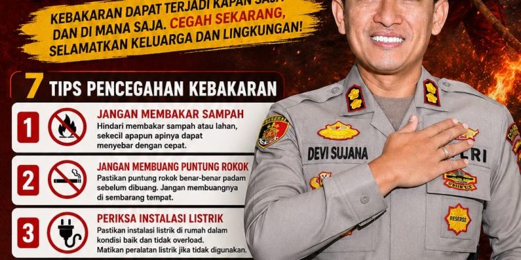 Kebakaran Meningkat di Awal Agustus, Kapolres Maros Keluarkan Imbauan ke Masyarakat