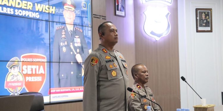 Kapolres Soppeng Hadirkan Strategi Kebijakan Setia Presisi Untuk Tingkatkan Pelayanan dan Kamtibmas