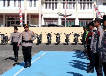 Siaga Hadapi Karhutla, Kapolres Toraja Utara Pimpin Apel Gelar Pasukan