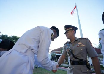 Kapolres Parepare Hadiri Pengukuhan Calon Anggota Paskibraka Tingkat Kota