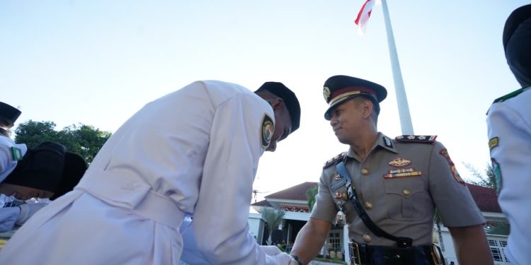 Kapolres Parepare Hadiri Pengukuhan Calon Anggota Paskibraka Tingkat Kota