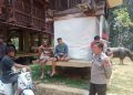 Cegah Kebakaran, Personel Polsek Tondon Nanggala Imbau Warga Bijak Sikapi Dampak El Nino