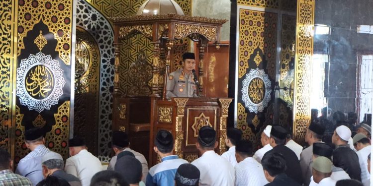 Kapolresta Gowa Sebarkan Pesan Kamtibmas Lewat Safari Jumat