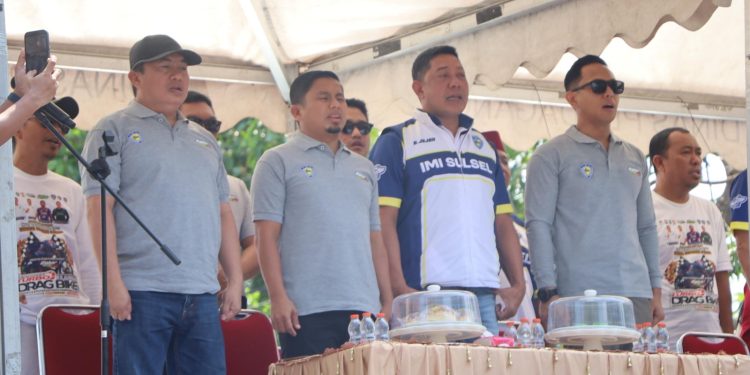 Kapolres Parepare Hadiri Kejurnas Drag Bike Region 5 dan 6 Sulawesi