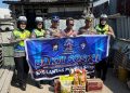 Dalam Rangka HUT Lalu Lintas ke-71, Satlantas Polres Sidrap Bagi Sembako ke Disabilitas