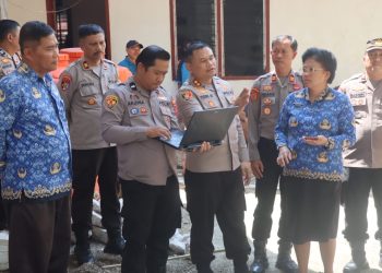 Atasi Krisis Air Bersih, Kapolres Toraja Utara Tinjau Lokasi Bantuan Sumur Bor di Kesu’