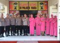 Kapolres Palopo Kunker ke Polsek Wara, Tekankan Disiplin dan Kamtibmas