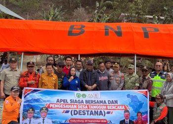 Perkuat Kesiapsiagaan Bencana, Polres Luwu Dukung Pengesahan Desa Tangguh Bencana
