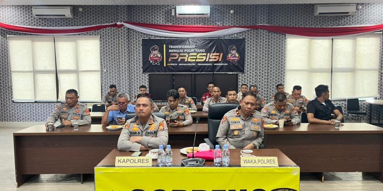Kapolres Soppeng Ikuti Vicon Anev Sitkamtibmas, Perkuat Kesiapsiagaan dan Langkah Antisipatif