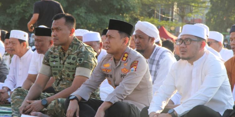 Kapolres Parepare Hadiri Sholat Istisqa Memohon Turunnya Hujan di Tengah Kemarau