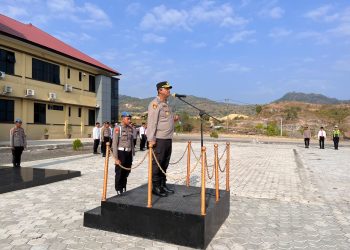 Pimpin Apel, Kapolres Soppeng Ajak Personel Jaga Kebersihan, Siap On Call dan Cegah Karhutla