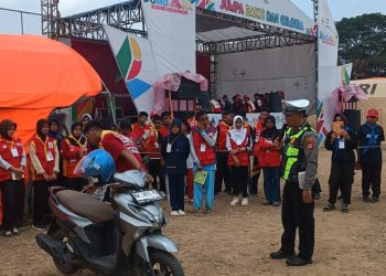 Satlantas Polres Wajo Beri Edukasi ke Peserta Jumbara, Tekankan Pentingnya Safety Riding