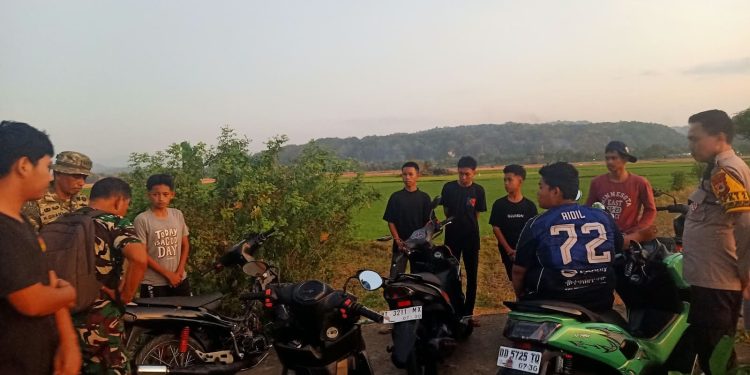 Patroli Gabungan TNI-Polri Bubarkan Potensi Balap Liar di Simbang, 6 Motor Diamankan