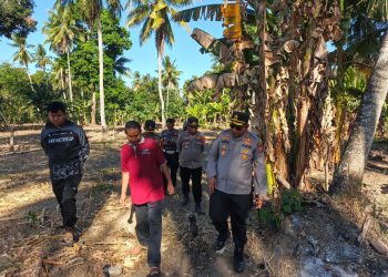 Cek Lokasi Kebakaran di Belo, Kapolres Soppeng Ingatkan Waspadai Api di Musim Kemarau