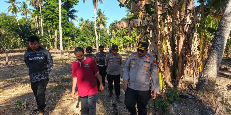 Cek Lokasi Kebakaran di Belo, Kapolres Soppeng Ingatkan Waspadai Api di Musim Kemarau