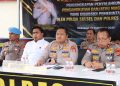 Kapolres Selayar Ikuti Pers Rilis Kasus BBM Ilegal yang Dipimpin Kapolda Sulsel