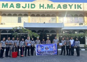 Sambut HUT Lalu Lintas ke-71, Ditlantas Polda Sulsel Gelar Bakti Religi