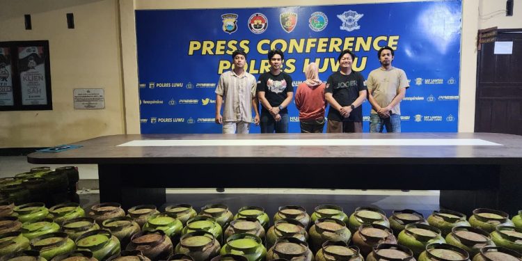 Satreskrim Polres Luwu Bongkar Dugaan Penyalahgunaan LPG 3 Kg, 250 Tabung Gas Diamankan