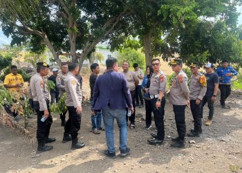 Kapolres Soppeng bersama Gugus Tugas Reformasi Agraria Tinjau Lahan Eks HGU di Desa Sering