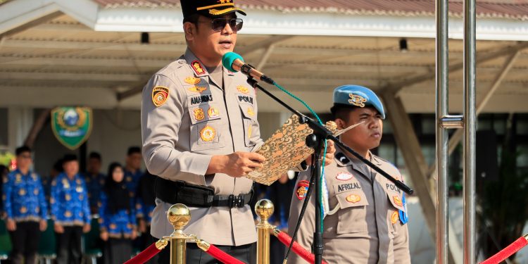 Kapolres Barru Pimpin Upacara Hari Kesadaran Nasional, Tekankan Sinergitas dan Kesiapsiagaan Hadapi Karhutla