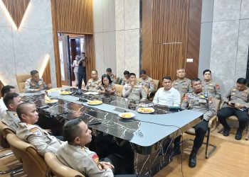 Kapolresta Gowa Pimpin Jajaran Ikuti Vicon Taklimat Awal Audit Kinerja Tahap II