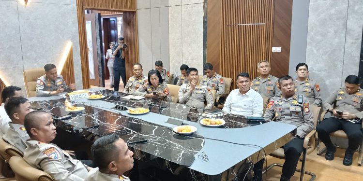 Kapolresta Gowa Pimpin Jajaran Ikuti Vicon Taklimat Awal Audit Kinerja Tahap II