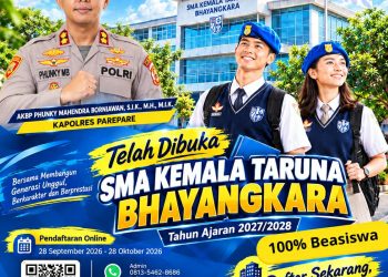 Ayo Daftar! Polres Parepare Bocorkan Syarat Diterima dan Dapat Beasiswa di SMA Kemala Taruna Bhayangkara
