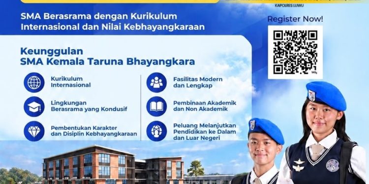 Kapolres Luwu Ajak Peserta Didik Manfaatkan Beasiswa SMA Kemala Taruna Bhayangkara