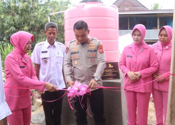 Kapolres Wajo Resmikan Sumur Bor, Bantu Warga Bantouse Yang Terdampak Krisis Air Bersih
