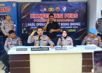 Satlantas Polrestabes Makassar Amankan 355 Kendaraan Berknalpot Brong dan TNKB Palsu