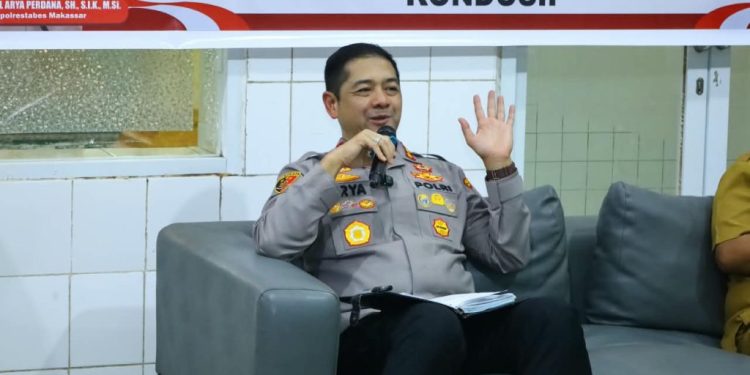 Ngopi Kamtibmas di Mario, Kapolrestabes Makassar Ajak Orang Tua Peka Dengan Pergaulan Anak