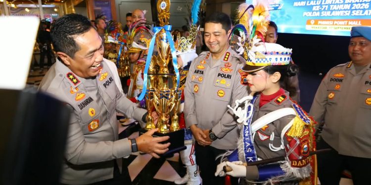 Di Bawah Binaan Kapolrestabes dan Kasat Lantas, Pocil Polrestabes Makassar Juara 1 Lomba Polisi Cilik Tingkat Polda Sulsel