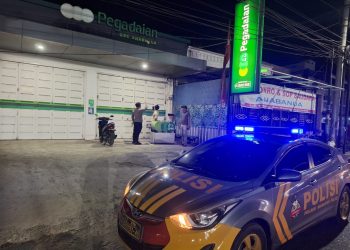 Gelar Patroli Blue Light, Polsek Maniangpajo Sasar Titik Rawan Gangguan Kamtibmas