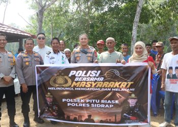 Implementasi Program Kapolri, Kapolres Sidrap Ajak Warga Pitu Riase Peduli Keamanan