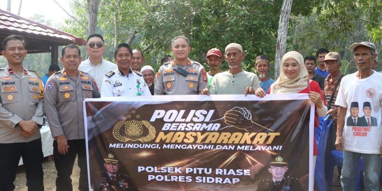 Implementasi Program Kapolri, Kapolres Sidrap Ajak Warga Pitu Riase Peduli Keamanan