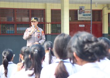 Gelar Polisi Peduli Pendidikan, Kapolres Palopo Edukasi Pelajar Bahaya Narkoba, Bullying dan Tertib Lalin