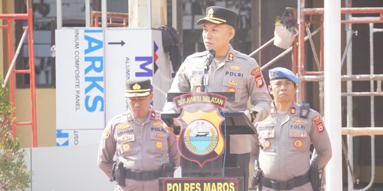 Kapolres Maros Instruksikan Jajarannya Dukung Program EWAKO Kapolda Sulsel