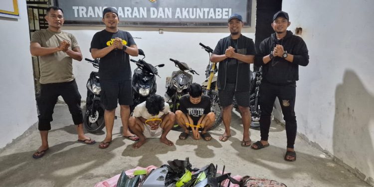Polres Luwu Bongkar Jaringan Curanmor Lintas Kecamatan, Pelaku dan 5 Motor Diamankan