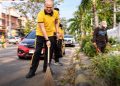 Jaga Lingkungan Bersih dan Sehat, Kapolres Pinrang Bersama Personel, DLH dan Masyarakat Gelar Korvey