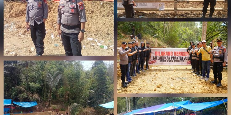 Dukung Pelestarian Budaya, Personel Polres Toraja Utara Amankan Adu Kerbau di Tondon