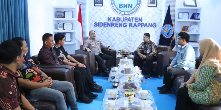 Kapolres Sidrap Melakukan Silaturahmi Dengan Kepala BNNK
