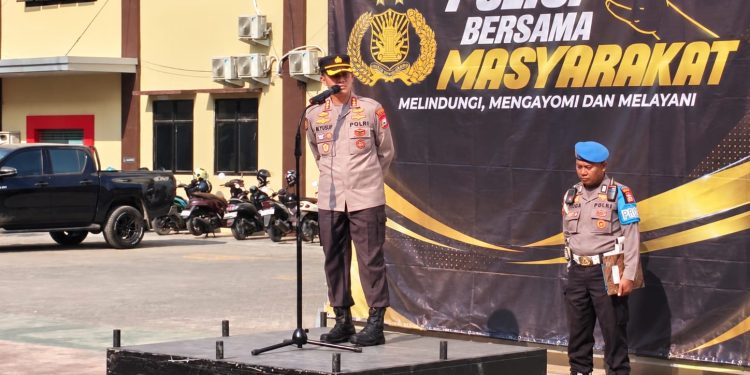 Kapolresta Gowa Tegaskan Disiplin dan Integritas, Personel Diminta Hadir sebagai Solusi bagi Masyarakat