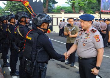 Kapolda Sulsel Kunjungi Mako Satbrimob, Tekankan Kesiapan Hadapi Tantangan Tugas
