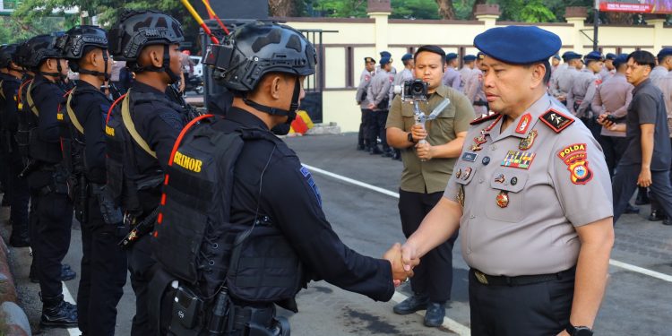 Kapolda Sulsel Kunjungi Mako Satbrimob, Tekankan Kesiapan Hadapi Tantangan Tugas