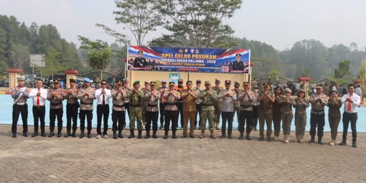 ‎Kapolres Toraja Utara Pimpin Apel Gelar Pasukan Operasi Patuh Pallawa 2026