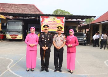 Kapolres Palopo Pimpin Upacara Kenaikan Pangkat Kabag SDM