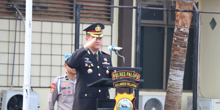 Upacara Hari Kesaktian Pancasila, Kapolres Palopo Ajak Personel Amalkan Nilai Pancasila