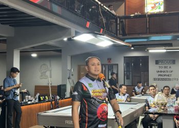 AKBP Indra Waspada Yuda Resmi Buka Turnamen Billiard Kapolres Sidrap CUP I