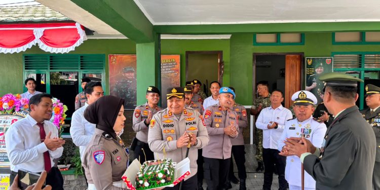 Kapolres Kepulauan Selayar Silaturahmi ke Kodim 1415 Dalam Rangka HUT ke-81 TNI