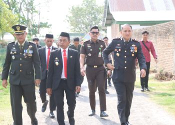 Hadiri HUT ke-81 TNI di Kodim 142, Kapolres Sidrap Tegaskan Soliditas TNI-Polri